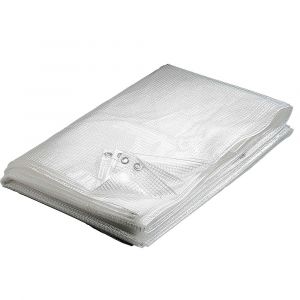 Bâche transparente 160 g/m2 4 x 6 m