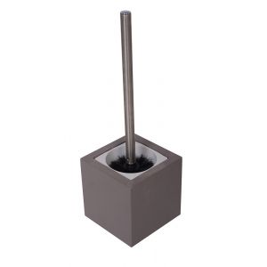 Brosse WC - Bois - Taupe