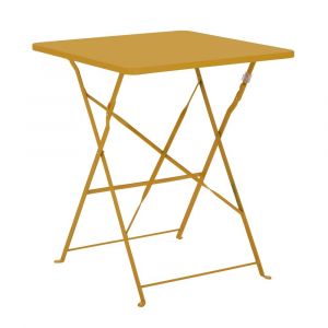 Table pliante carr&eacute;e safran COLORADO