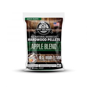 Sac de Pellets en Bois de Pommier 9 kg Granul&eacute;s de Bois pour Cuisson Ext&eacute;rieure Barbecue Fumoir Four &agrave; pizza PIT BOSS