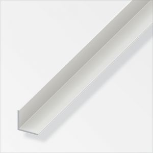 Cornière 50x50x1.2mm PVC blanc 2.5m