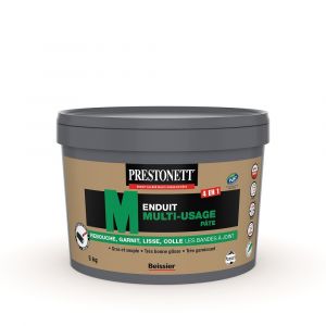Enduit Prestonett multi usages blanc p&acirc;te 5 kg