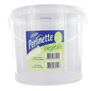 Seau perlinette 5l +couvercle bois de sapin