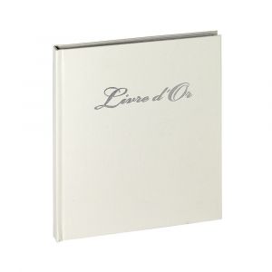 Livre d'or Boston argent 80 pages blanches