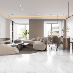 Dalle PVC rigide clipsable Marbre avec sous couche 2.1623m&sup2;