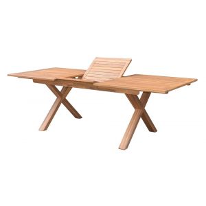 Table de jardin extensible Marbella - Bois d'acacia - L180/240xH75xP100cm