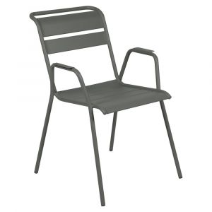 Fauteuil Monceau - Acier - Romarin