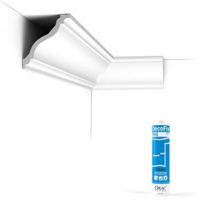Pack 10 mètres Corniches Plafond C333 avec colle - Orac x Cimaises-et-plus - 12,
