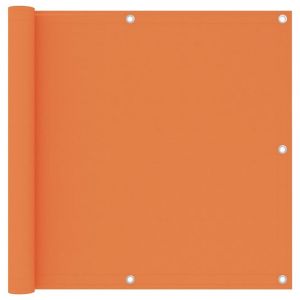Écran de balcon brise pare vue protection confidentialité 90 x 300 cm tissu oxford orange 02_0010304
