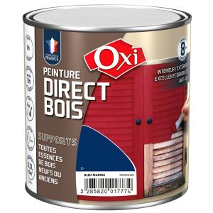 Peinture direct sur bois bleu marine ral 5003 0.5l