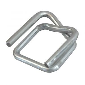Lot de 1000 Boucles pour Feuillard de cerclage 13 mm - Qualité PRO BC - Boucles autobloquantes en acier galvanisé