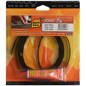 Joint fibre de verre L2.50m 1x1.2mm + 1 tube de colle 17ml