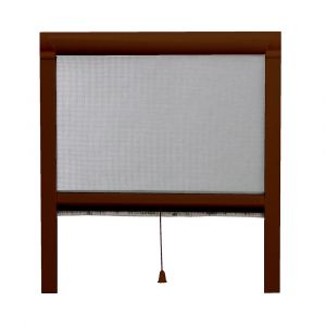 Store moustiquaire enroulable - Marron - 150x160cm