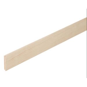 Plinthe pin des landes 1 arête 200x7.0x1.0cm
