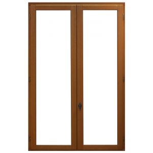 Fenetre bois 2 vantaux double vitrage - 165x120cm