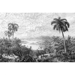 Toile suspendue 65x97cm palmier