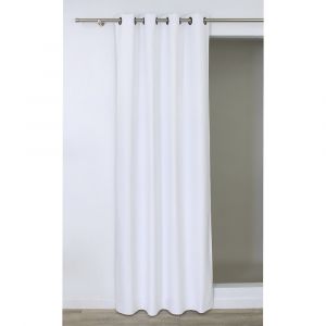 Rideau thermique et obscurcissant cocoon blanc, 130 x 250 cm