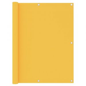 Écran de balcon 120 x 500 cm tissu oxford jaune 02_0010188