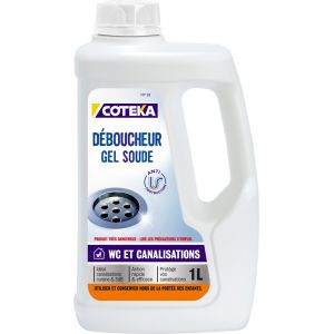 Déboucheur WC Canalisations Gel Soude 1l