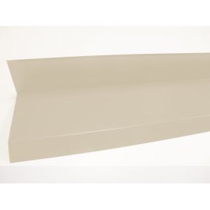 Rive contre mur acier galva 1045 210cm beige