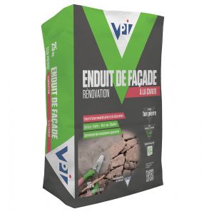 Enduit de facade monocouche ton pierre
