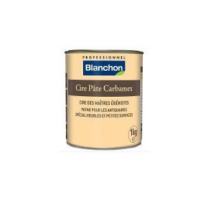 Cire pâte Blanchon Carbamex 1kg nuancier antic blond Rendement indicatif : 50 m²/Kg /couche