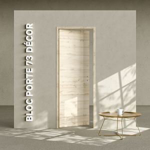 Bloc-Porte Tokyo H. 204 x l. 73 cm - Poussant Gauche