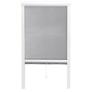 Store moustiquaire enroulable - Blanc - 125x230cm