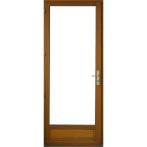 Porte fenêtre Bois 1 Vantail H215 x L80 Tirant Gauche Côtes Tableau