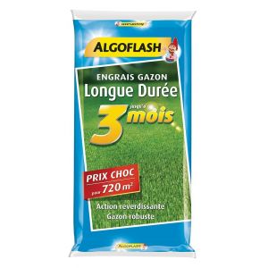 Engrais Gazon Longue Durée 3 mois 18 kg PRIX CHOC