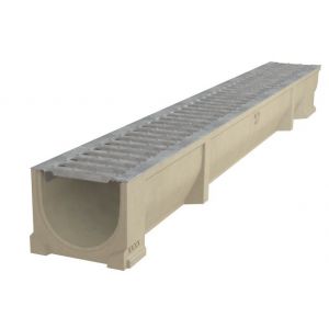 Caniveau Polymère - Béton - 1m