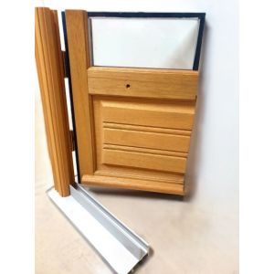Porte fenêtre Bois 3 Vantaux H215 x L180 Côtes Tableau