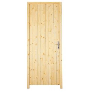 Bloc porte service en sapin - poussant gauche - 205x80cm