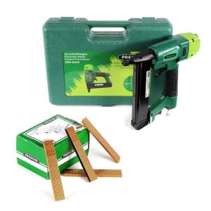 Prebena 2XR-ES40 Cloueur pneumatique + Coffret de transport Typ ES + 7800x Agrafes Prebena ES18CNKHA