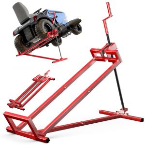 Leve tracteur Tondeuse Supporte 400 kg max Rouge