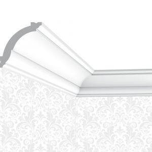Corniche plafond Cimaises et Plus C05 - 7x7x200cm (h x p x L) - moulure d&eacute;corative polyur&eacute;thane