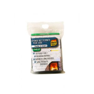 2 eponges nettoyantes vitres