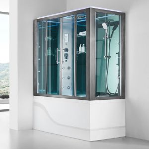Baignoire balnéo douche hammam OMEGA 170 GAUCHE