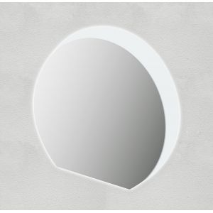 Miroir LED demi lune 98X109