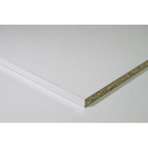 Tablette m&eacute;lamin&eacute;e blanche 2500*300*18 mm
