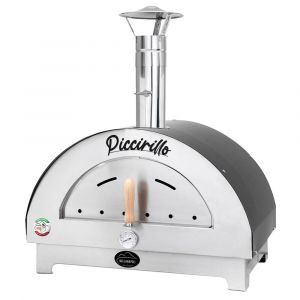 Four à pizza Inox Cuisson 5mn 400°C en 15mn Four à bois Italien BELLANAPOLI