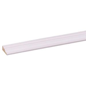 CHAMBRANLE Mouluré PIN PREPEINT BLANC 2700X32X12mm FSC mixte 70%