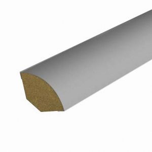 Quart-de-rond MDF rev&ecirc;tu Gris 12x12mm L.2.20m