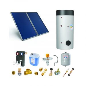 THERMADOR - Astrea Pack C - CESI : 2 capteurs solaires fixation toiture inclinée + ballon ECS 300L double échangeur