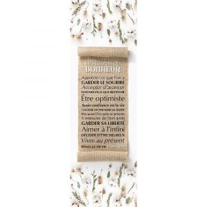 toile susp 30x97 bonheur