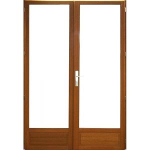 Porte fenêtre Bois 2 Vantaux H215 x L120 Côtes Tableau