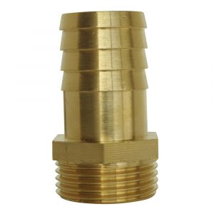 Raccord cannelé droit - Mâle 1" pour tuyau d'arrosage Ø25mm