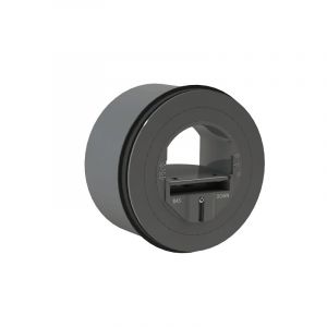 Régulateur de débit autoréglable ANJOS RDR Ø100 mm réglé 15 m3/h (réglable de 15 à 50 m3/h)