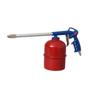 Pistolet de lavage pneumatique &agrave;&nbsp; godet 1L bec 250 mm Lacme