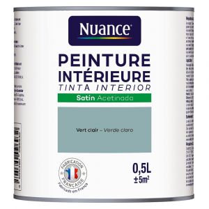 Peinture Bicouche - Vert clair - Satin - 0.5L
